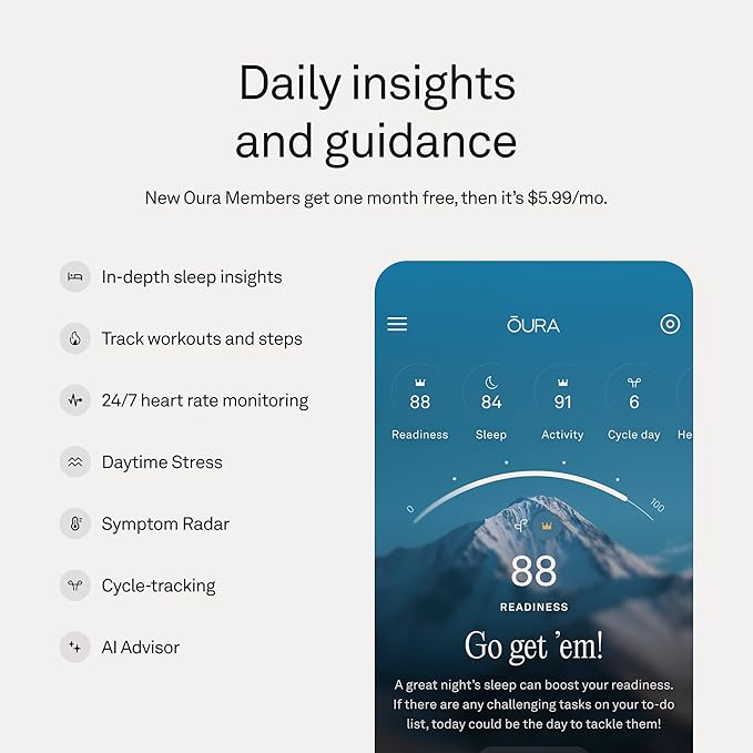 Oura Ring 5 Gold ( 40% off )
