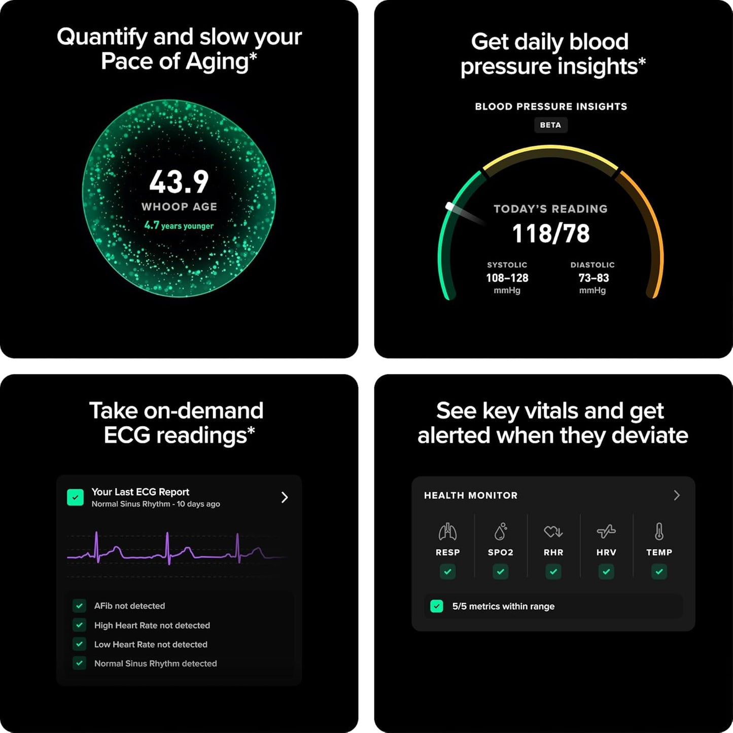 WHOOP 5.0/MG Activity Tracker - 35% Off